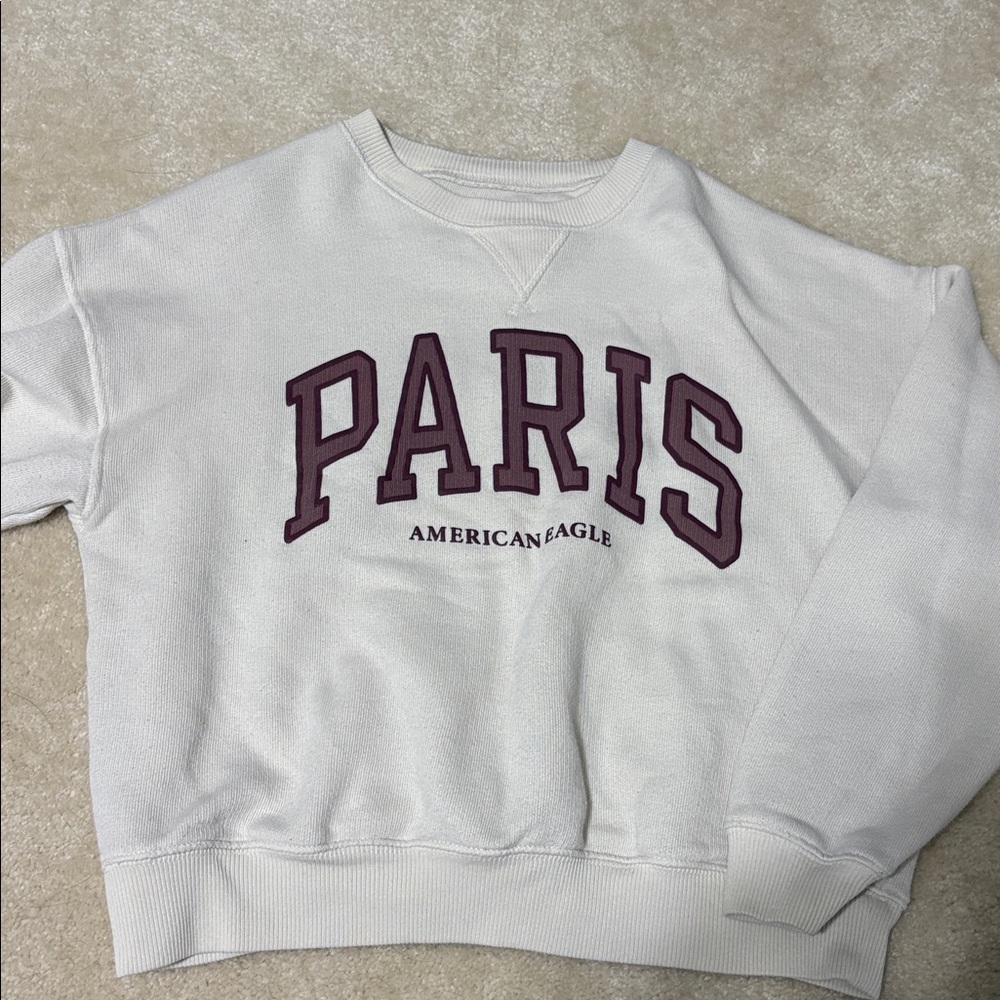 American Eagle Outfitters White Crewneck
